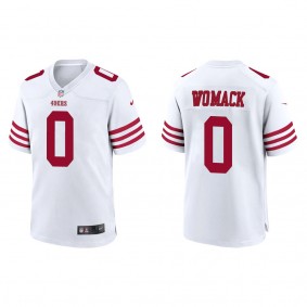 Men's San Francisco 49ers Samuel Womack White Game Jersey