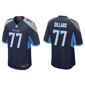 Men's Tennessee Titans Andre Dillard Navy Game Jersey