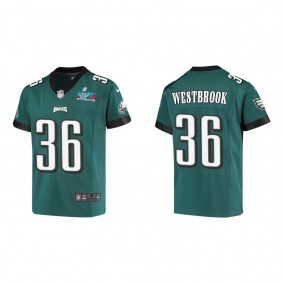 Brian Westbrook Youth Philadelphia Eagles Super Bowl LVII Midnight Green Game Jersey