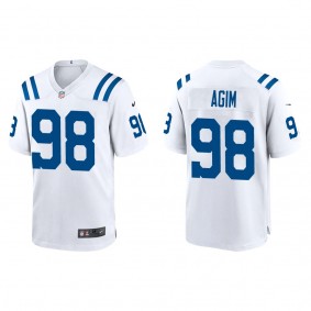 Men's Indianapolis Colts McTelvin Agim White Game Jersey