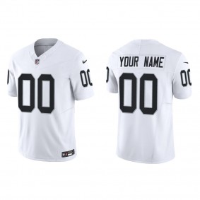 Men's Las Vegas Raiders Custom White Vapor F.U.S.E. Limited Jersey