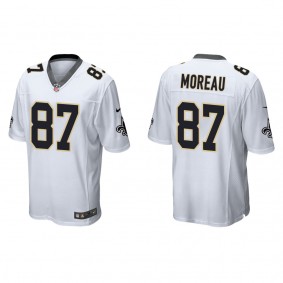 Men's New Orleans Saints Foster Moreau White Game Jersey