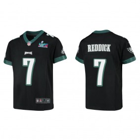 Haason Reddick Youth Philadelphia Eagles Super Bowl LVII Black Game Jersey