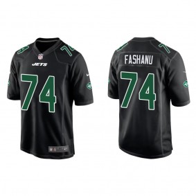 Jersey Olu Fashanu New York Jets Men's Fashion Game Black