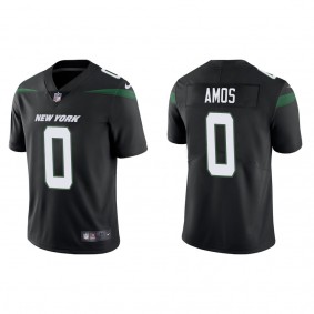 Men's New York Jets Adrian Amos Black Vapor Limited Jersey