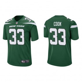 Men's New York Jets Dalvin Cook Green Game Jersey