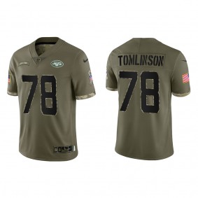 Laken Tomlinson New York Jets Olive 2022 Salute To Service Limited Jersey