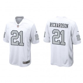 Men's Decamerion Richardson Las Vegas Raiders White Alternate Game Jersey