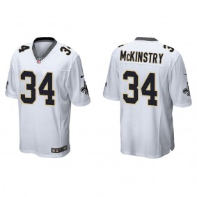 Men's Kool-Aid McKinstry New Orleans Saints White Game Jersey