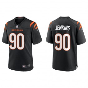Men's Kris Jenkins Cincinnati Bengals Black Game Jersey