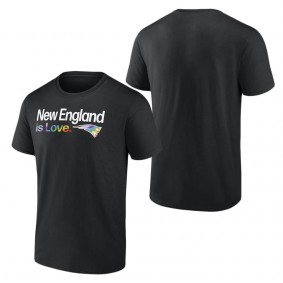 Men's New England Patriots Fanatics Branded Black City Pride Team T-Shirt