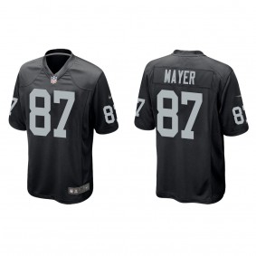 Men's Las Vegas Raiders Michael Mayer Black 2023 NFL Draft Game Jersey