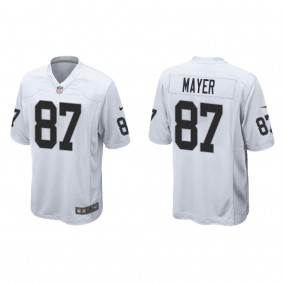 Men's Las Vegas Raiders Michael Mayer White 2023 NFL Draft Game Jersey
