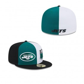 Men's New York Jets Green Black 2023 Sideline 59FIFTY Fitted Hat