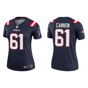 Women's New England Patriots Marcus Cannon Navy Legend Jersey