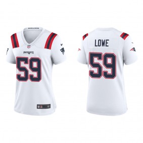 Women's New England Patriots Vederian Lowe White Game Jersey