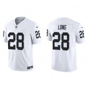 Men's Las Vegas Raiders David Long White Vapor F.U.S.E. Limited Jersey