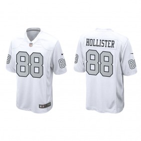 Men's Las Vegas Raiders Jacob Hollister White Alternate Game Jersey