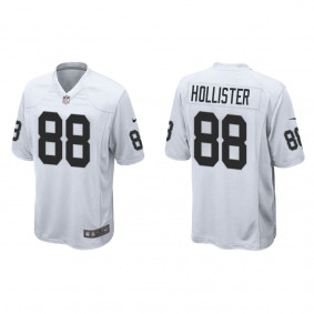 Men's Las Vegas Raiders Jacob Hollister White Game Jersey