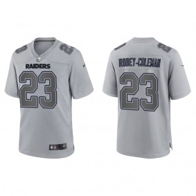 Men's Las Vegas Raiders Nickell Robey-Coleman Gray Atmosphere Fashion Game Jersey