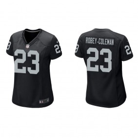 Women's Las Vegas Raiders Nickell Robey-Coleman Black Game Jersey