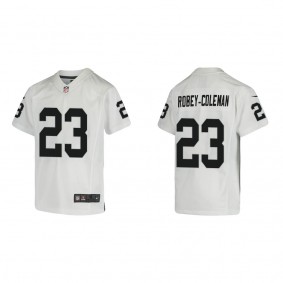 Youth Las Vegas Raiders Nickell Robey-Coleman White Game Jersey