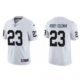 Men's Las Vegas Raiders Nickell Robey-Coleman White Vapor Limited Jersey