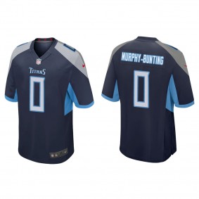 Men's Sean Murphy-Bunting Tennessee Titans Navy Game Jersey