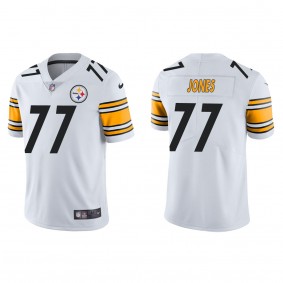 Men's Pittsburgh Steelers Broderick Jones White 2023 NFL Draft Vapor Limited Jersey