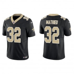 Men's New Orleans Saints Tyrann Mathieu Black Vapor F.U.S.E. Limited Jersey