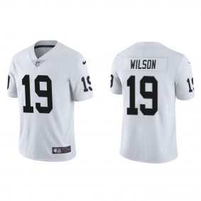 Men's Las Vegas Raiders Tyree Wilson White 2023 NFL Draft Vapor Limited Jersey