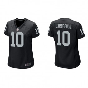 Women's Las Vegas Raiders Jimmy Garoppolo Black Game Jersey