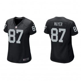 Women's Las Vegas Raiders Michael Mayer Black 2023 NFL Draft Game Jersey