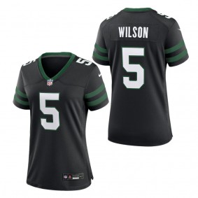 Women's New York Jets Garrett Wilson Legacy Black Alternate Game Jersey