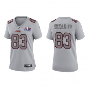 Women's Willie Snead IV San Francisco 49ers Gray Super Bowl LVIII Atmosphere Fashion Game Jersey
