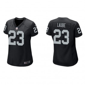 Women's Dylan Laube Las Vegas Raiders Black Game Jersey