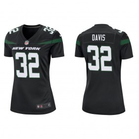 Women's Isaiah Davis New York Jets Black Game Jersey