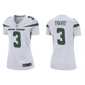 Women's Jordan Travis New York Jets White Game Jersey