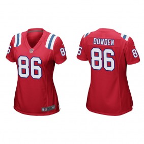 Women's New England Patriots Lynn Bowden Red Game Jersey