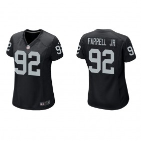 Women's Las Vegas Raiders Neil Farrell Jr. Black Game Jersey