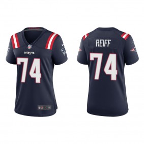 Women's Riley Reiff New England Patriots Navy Game Jersey