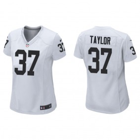 Women's Trey Taylor Las Vegas Raiders White Game Jersey