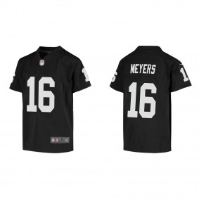 Youth Jakobi Meyers Las Vegas Raiders Black Game Jersey