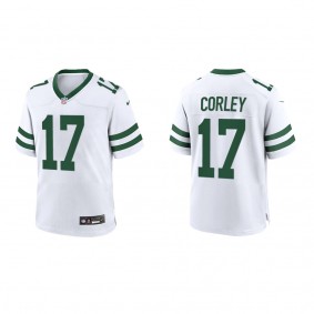 Youth Malachi Corley New York Jets White Legacy Game Jersey