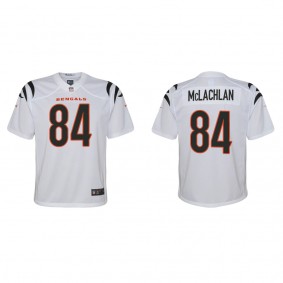 Youth Tanner McLachlan Cincinnati Bengals White Game Jersey