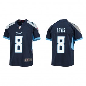 Youth Tennessee Titans Will Levis Navy 2023 NFL Draft Game Jersey