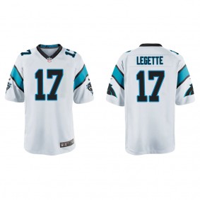 Youth Xavier Legette Carolina Panthers White Game Jersey