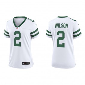 Zach Wilson Women's New York Jets White Legacy Game Jersey