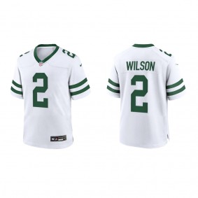 Zach Wilson Youth New York Jets White Legacy Game Jersey